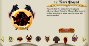 Aqw/10 Com Itens Raros E Heromart - Adventure Quest World