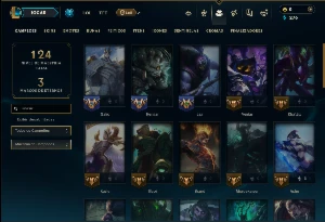 Ferro 4 com 45 Champs e 5 Skins - League of Legends LOL