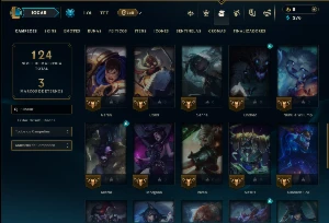 Ferro 4 com 45 Champs e 5 Skins - League of Legends LOL