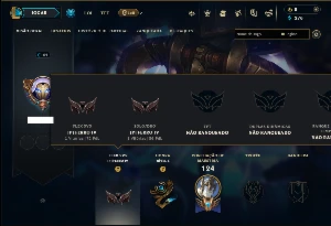 Ferro 4 com 45 Champs e 5 Skins