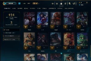 Ferro 4 com 45 Champs e 5 Skins - League of Legends LOL