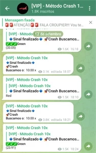 [VIP] MÉTODO CRASH 10x | BOT MILLION - Outros