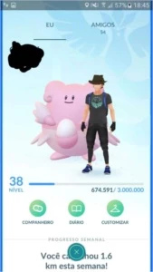 Conta Pokemon Go level 38 - Pokémon