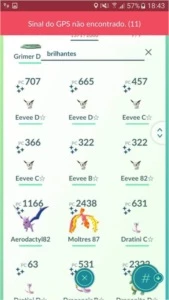 Conta Pokemon Go level 38 - Pokémon