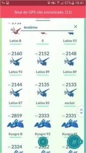 Conta Pokemon Go level 38 - Pokémon
