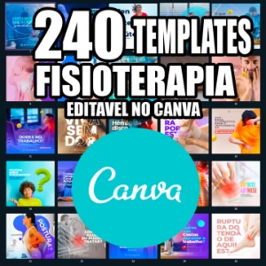 Pack Canva Templates De Fisioterapia Editavel - Digital Services
