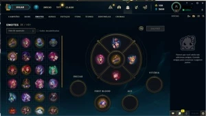 Conta platina 3 65%winrate - League of Legends LOL