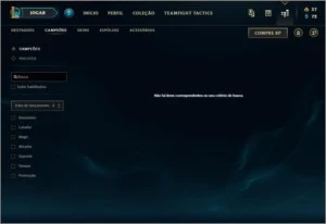 Conta League of Legends  - Unranked - 442 Skins/Tds Champs LOL