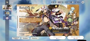 GENSHIN IMPACT CONTA ARATAKI ITTO +  ZHONGLI + 8500 GEMA