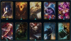 Conta de LOL - 200 Skins, todos os herois menos sylas. - League of Legends