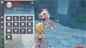 Conta Genshin Impact AR7 com Kloe e Bárbara