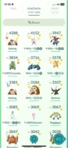 Conta Pokemon GO de 2016 (Nível 39)