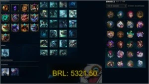 Conta Riot League Of Legends 393 Skins LOL