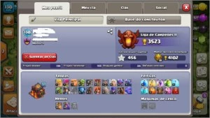 CV 10, Rei 31 e Rainha 34, barato - Clash of Clans