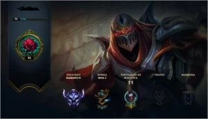 CONTA D4 COM MMR DE D1/LOW MASTER/D2 - League of Legends LOL