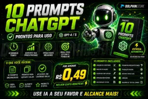🔥 10 Prompts Chatgpt 2026 🤖 Gpt-4/5 + Conteúdo Pronto - Inteligência Artificial