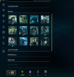 Conta Prata IV - Sett Dragão de Obsidiana - League of Legends LOL