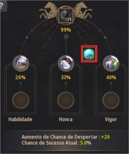 CONTA BDO 305 AP BUSSOLA + POTION DE HP - Black Desert