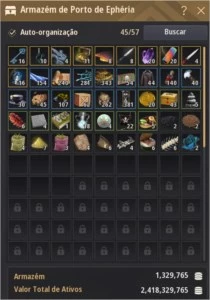 CONTA BDO 305 AP BUSSOLA + POTION DE HP - Black Desert