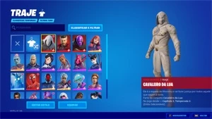 cavaleiro da lua, homem aranha e + - Fortnite