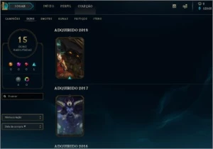 CONTA LEAGUE OF LEGENDS 49 CAMPEÕES E 15 SKINS LOL