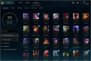 CONTA LEAGUE OF LEGENDS 49 CAMPEÕES E 15 SKINS LOL