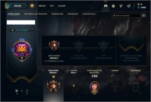 Conta bronze 1 com 9 skins e 33 champs - League of Legends LOL