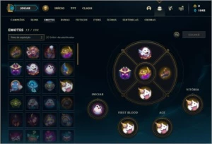 Conta bronze 1 com 9 skins e 33 champs - League of Legends LOL