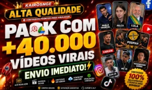 [Barato] Pack De +35K Cortes/Vídeo Virais! Prontos Para Post - Vídeos e Cortes Cortes Virais