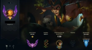 Conta Mestre Rank 1-10 Cassiopeia Handlevel - League of Legends LOL