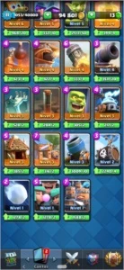 Conta Clash Royale nv 11, arena 15 ( liga 4 )