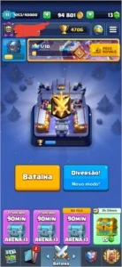 Conta Clash Royale nv 11, arena 15 ( liga 4 )