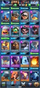 Conta Clash Royale nv 11, arena 15 ( liga 4 )