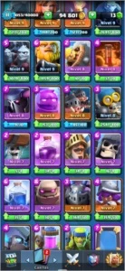 Conta Clash Royale nv 11, arena 15 ( liga 4 )