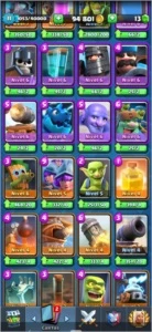 Conta Clash Royale nv 11, arena 15 ( liga 4 )