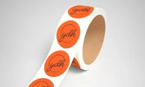 500 Rótulos Adesivos BOPP 4,5 x 4,5 cm