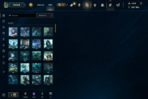 Conta Lol Nv 319- Com 101 Skins , 1439 RP, 287k essenc.azul - League of Legends