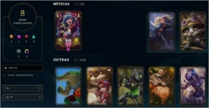 CONTA DE LOL OURO 4 - League of Legends