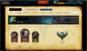 Conta LOL Prata 2, 1 Página de Runa Completa - League of Legends