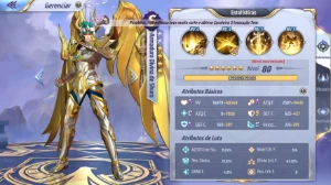 Conta Saint Seiya Awakening Server 140 SSA