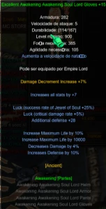 Awakening Dl + Boots Skt+ Scepter skt +15 - Megamu - MU Online