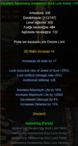 Awakening Dl + Boots Skt+ Scepter skt +15 - Megamu - MU Online