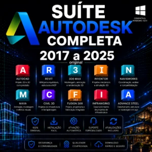 Suite Autodesk Completa Original 3 Anos