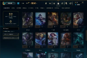 Platina 1 com 50 Champs e 2 Skins - League of Legends LOL