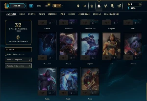 Platina 1 com 50 Champs e 2 Skins - League of Legends LOL