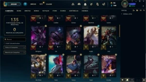 CONTA OURO 3 56 CAMPEOES 46 SKINS - League of Legends LOL