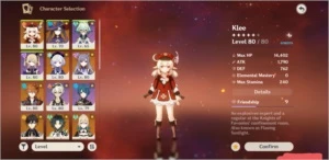 8x5* Xiao/Zhongli/Tartaglia/Klee/Qiqi C1/Mona/Jean/Keqing - Genshin Impact