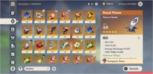 8x5* Xiao/Zhongli/Tartaglia/Klee/Qiqi C1/Mona/Jean/Keqing - Genshin Impact