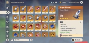 8x5* Xiao/Zhongli/Tartaglia/Klee/Qiqi C1/Mona/Jean/Keqing - Genshin Impact
