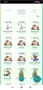 Conta Pokemon GO LVL 40 + Mewtwo Shyne 100% - Pokémon